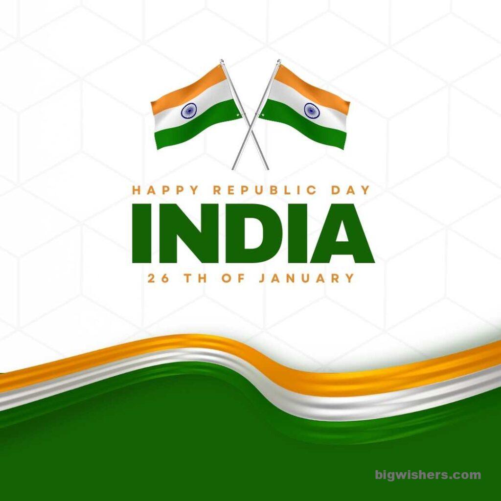 Happy republic day of India 26th of January